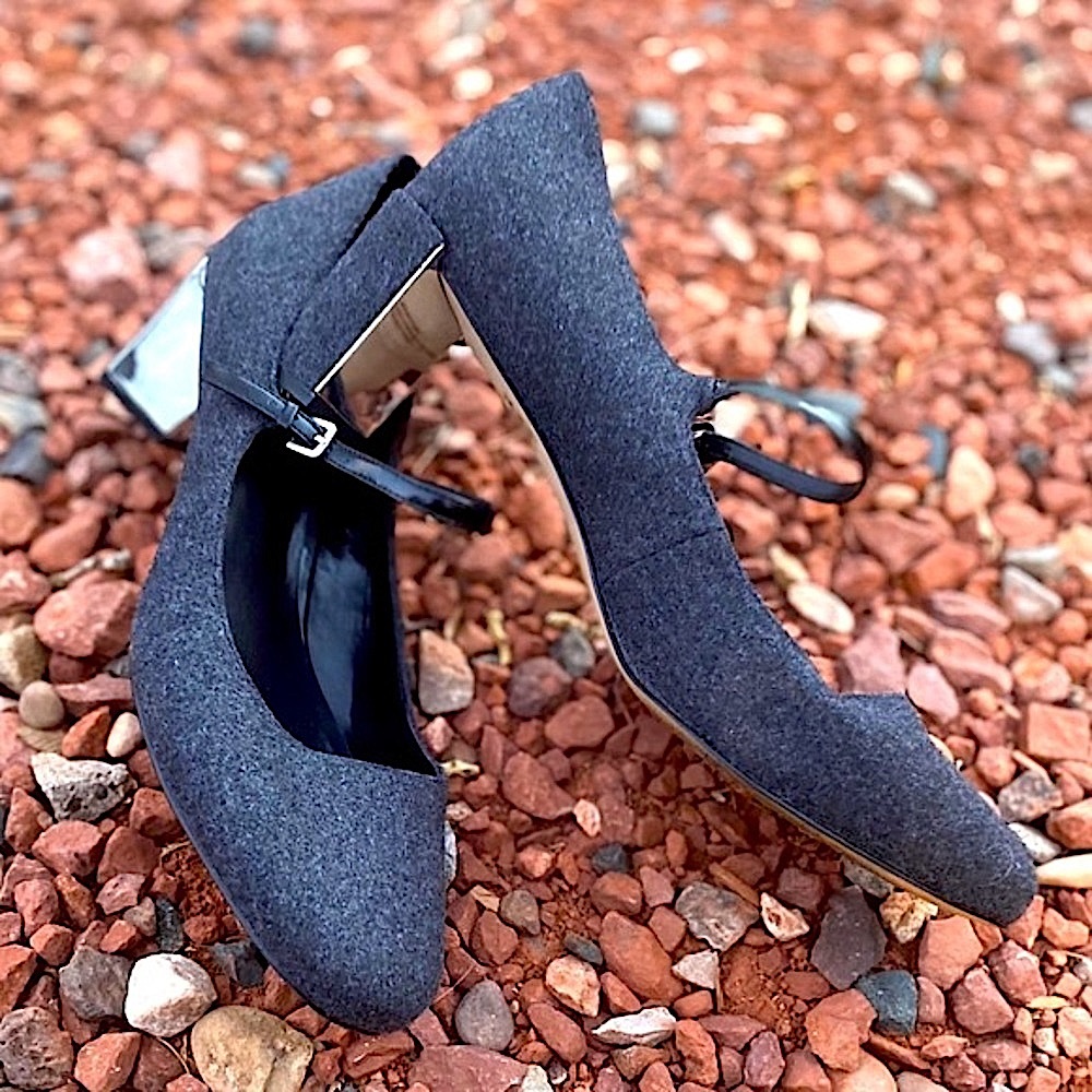 Nine West | Holdings | Wool Mirrored Mary Janes